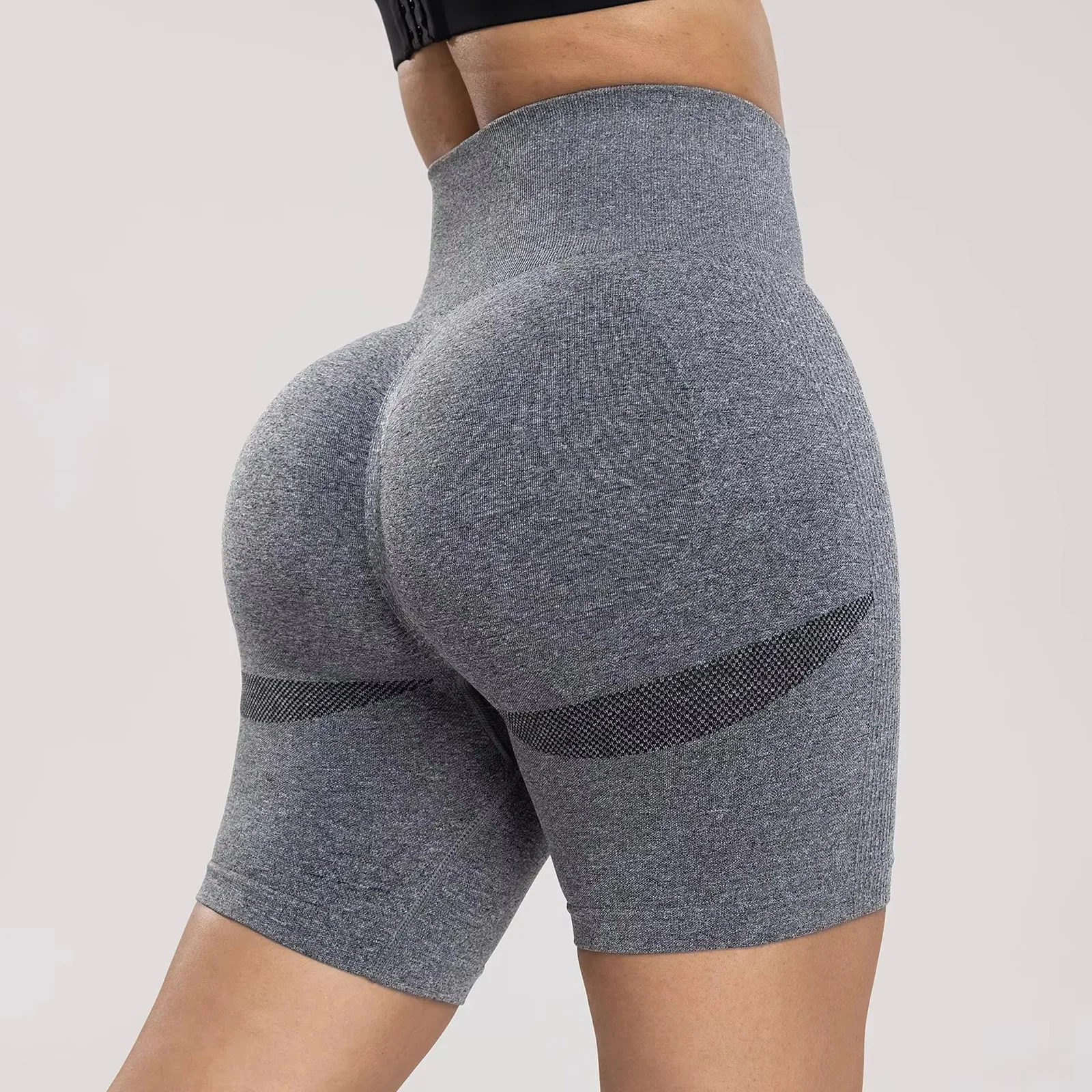CZGUKE High-Waisted Hip-Revealing Shorts Women's Waist-Binding Yoga Shorts Fitness Shorts Sports Shaping Shorts Women's Clothing