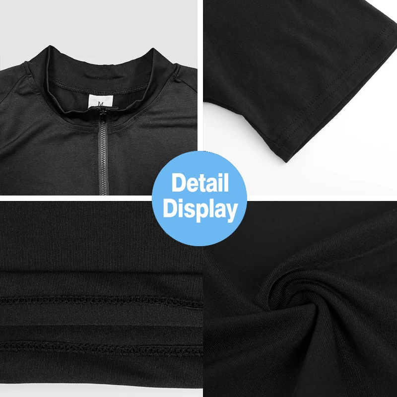 Compression Shirts Men Running Short Sleeve T-shirts Gym Clothes Summer Tight Fitness T Shirt Quick Dry Muscle Polo Shirt