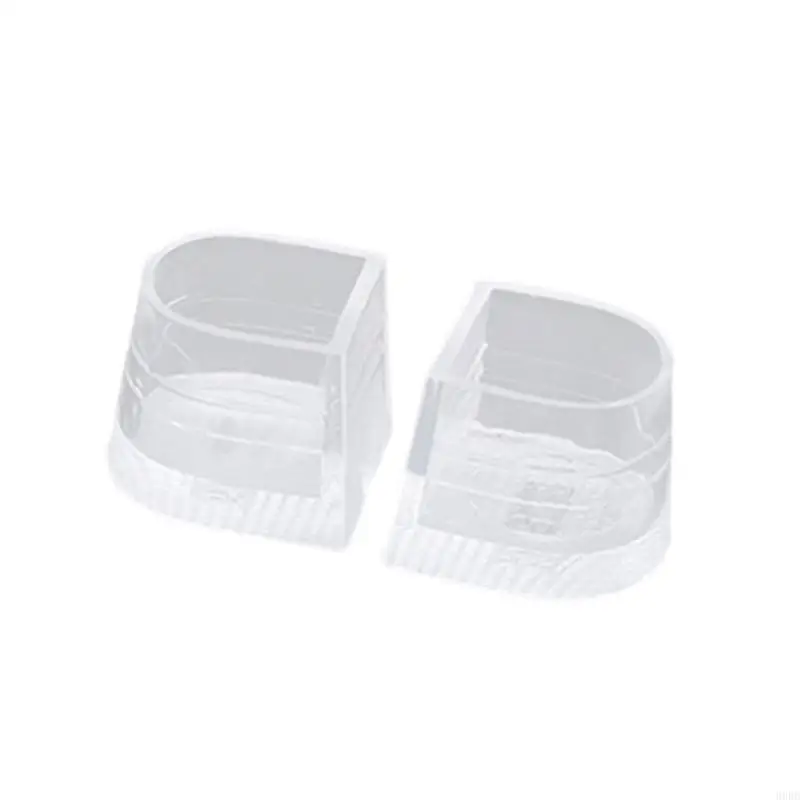 2 Pcs Silicone Heel Stoppers High Heel Protectors Heel Savers Heel Caps Latin Stilettos Dancing Cover for Woman Female 69HD