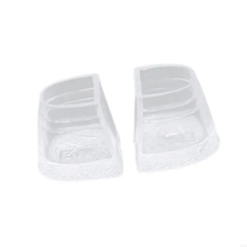 2 Pcs Silicone Heel Stoppers High Heel Protectors Heel Savers Heel Caps Latin Stilettos Dancing Cover for Woman Female 69HD