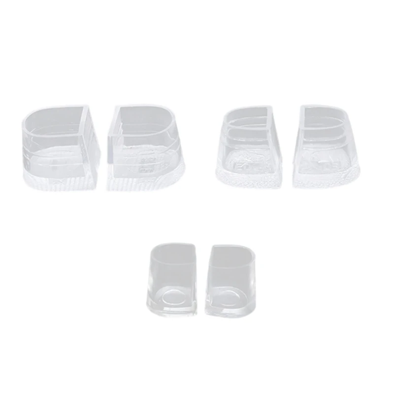 2 Pcs Silicone Heel Stoppers High Heel Protectors Heel Savers Heel Caps Latin Stilettos Dancing Cover for Woman Female 69HD
