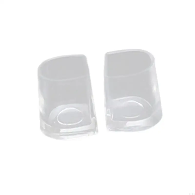 2 Pcs Silicone Heel Stoppers High Heel Protectors Heel Savers Heel Caps Latin Stilettos Dancing Cover for Woman Female 69HD