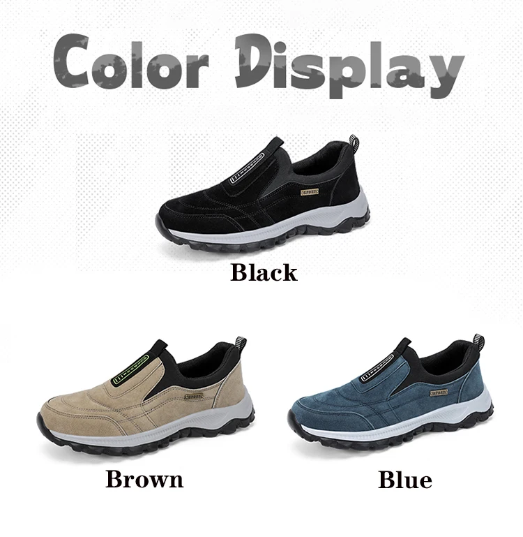 Men's Walking Shoes High-Quality Lightweight Non-Slip Outdoor Sports Shoes Comfortable Fashionable Hiking Shoes Loafers For Men