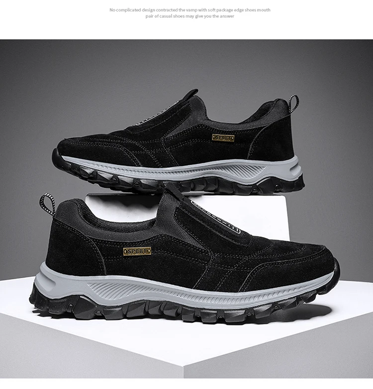 Men's Walking Shoes High-Quality Lightweight Non-Slip Outdoor Sports Shoes Comfortable Fashionable Hiking Shoes Loafers For Men