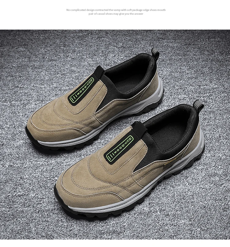 Men's Walking Shoes High-Quality Lightweight Non-Slip Outdoor Sports Shoes Comfortable Fashionable Hiking Shoes Loafers For Men