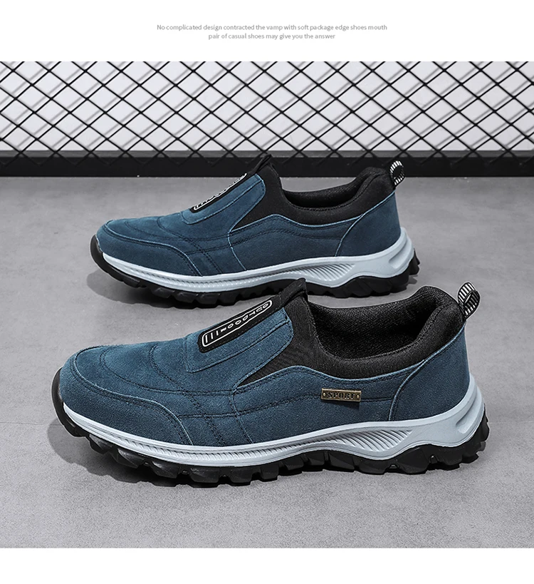 Men's Walking Shoes High-Quality Lightweight Non-Slip Outdoor Sports Shoes Comfortable Fashionable Hiking Shoes Loafers For Men
