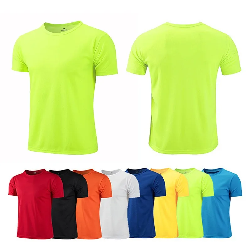 2026 Running Shirts Soccer Shirts Men's Jersey Sportswear Mens Jogging T-Shirts Quick Dry Compression Sport T-Shirt Fitness Gym