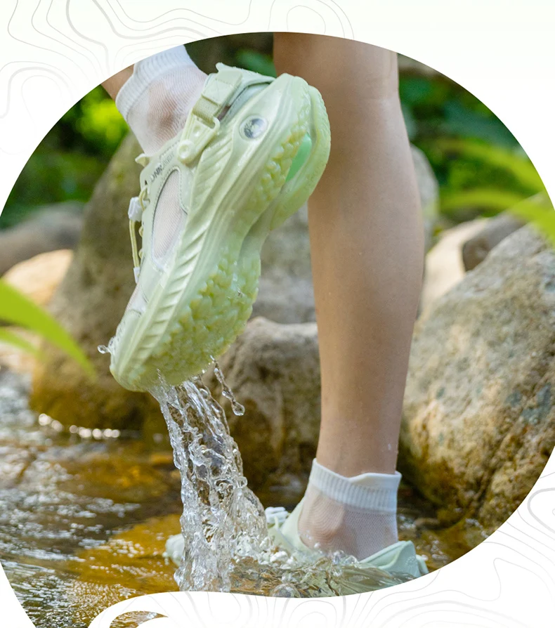 ONEMIX Summer Outdoor Water Shoes for Men And Women Breathable Non-slip Thick Sole Cushioned Speed Interference Casual Shoes