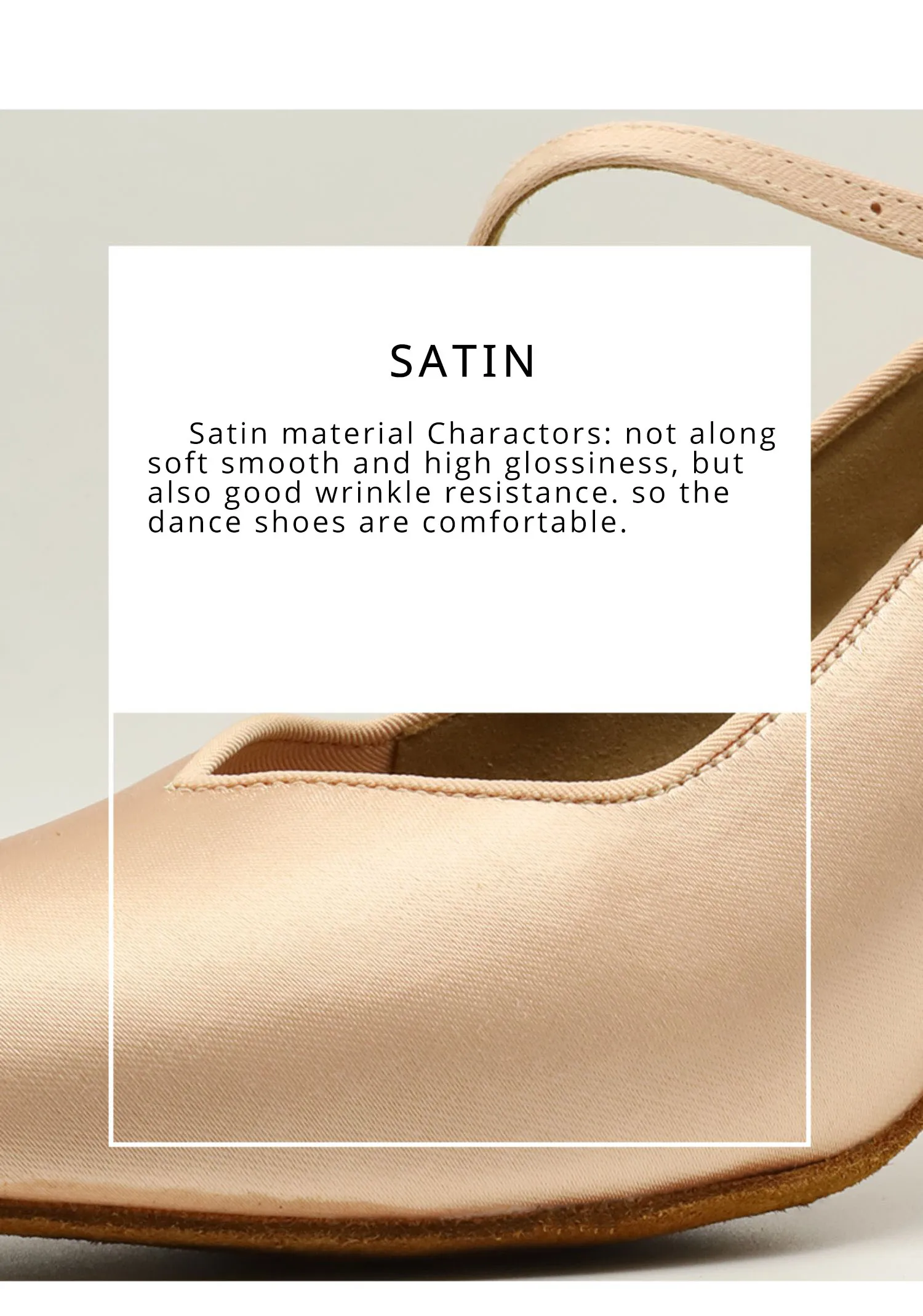 BD Dance Women Standard Shoes N138 Satin Soft Sole Genuine Leather Fresh Tan Satin High Heel Ladies Ballroom Dance Shoes
