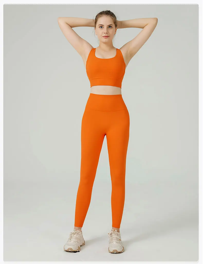 Yoga Set Women's Sports Bra and Leggings Jogging 2-piece set yoga Sports Women Gym Set Clothes Sportwear Woman Clothes