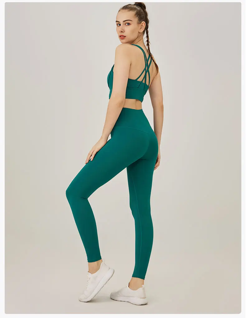 Yoga Set Women's Sports Bra and Leggings Jogging 2-piece set yoga Sports Women Gym Set Clothes Sportwear Woman Clothes