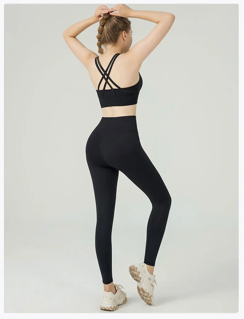 Yoga Set Women's Sports Bra and Leggings Jogging 2-piece set yoga Sports Women Gym Set Clothes Sportwear Woman Clothes