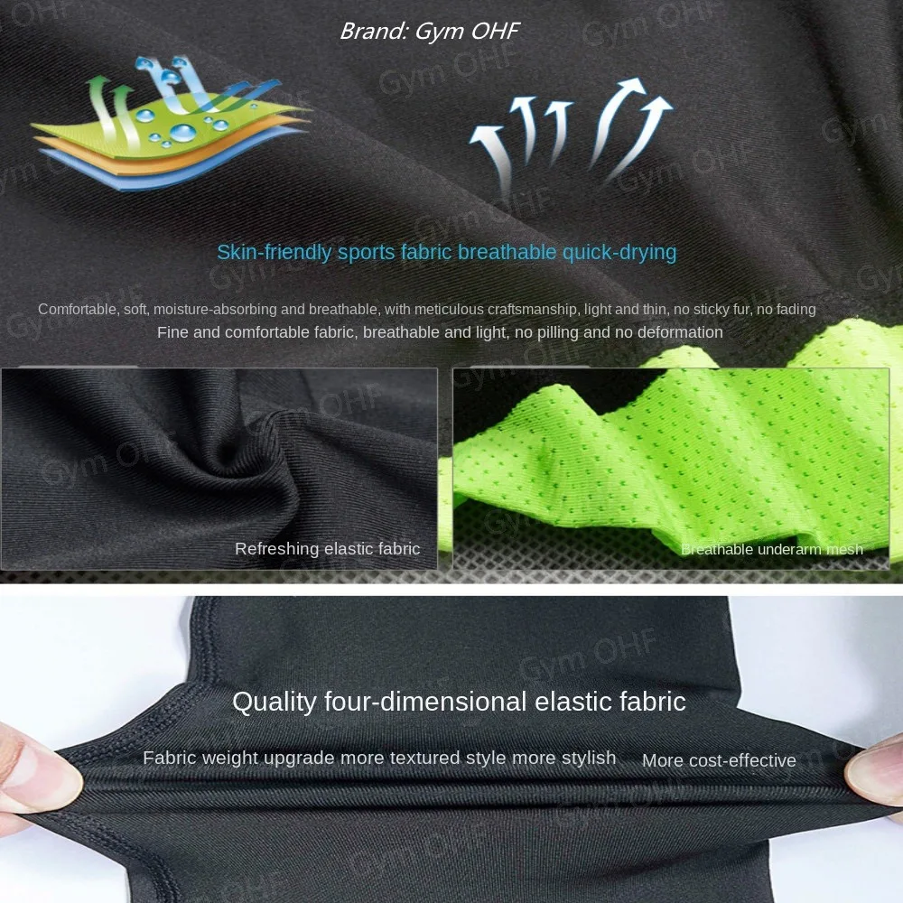 MMA Compression Shirt Men Running T-Shirt Long Sleeve Outdoor Fitness Second Skin Quick Dry Gym Top Breathable Black Sportswear