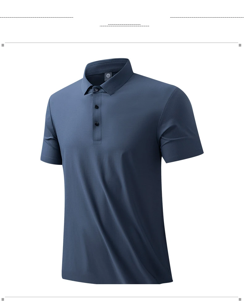 SBWL Men's High Quality Seamless Craft Outdoor Golf Equestrian Sports POLO Shirt Fashion Business Leisure Top Grade POLO Tees