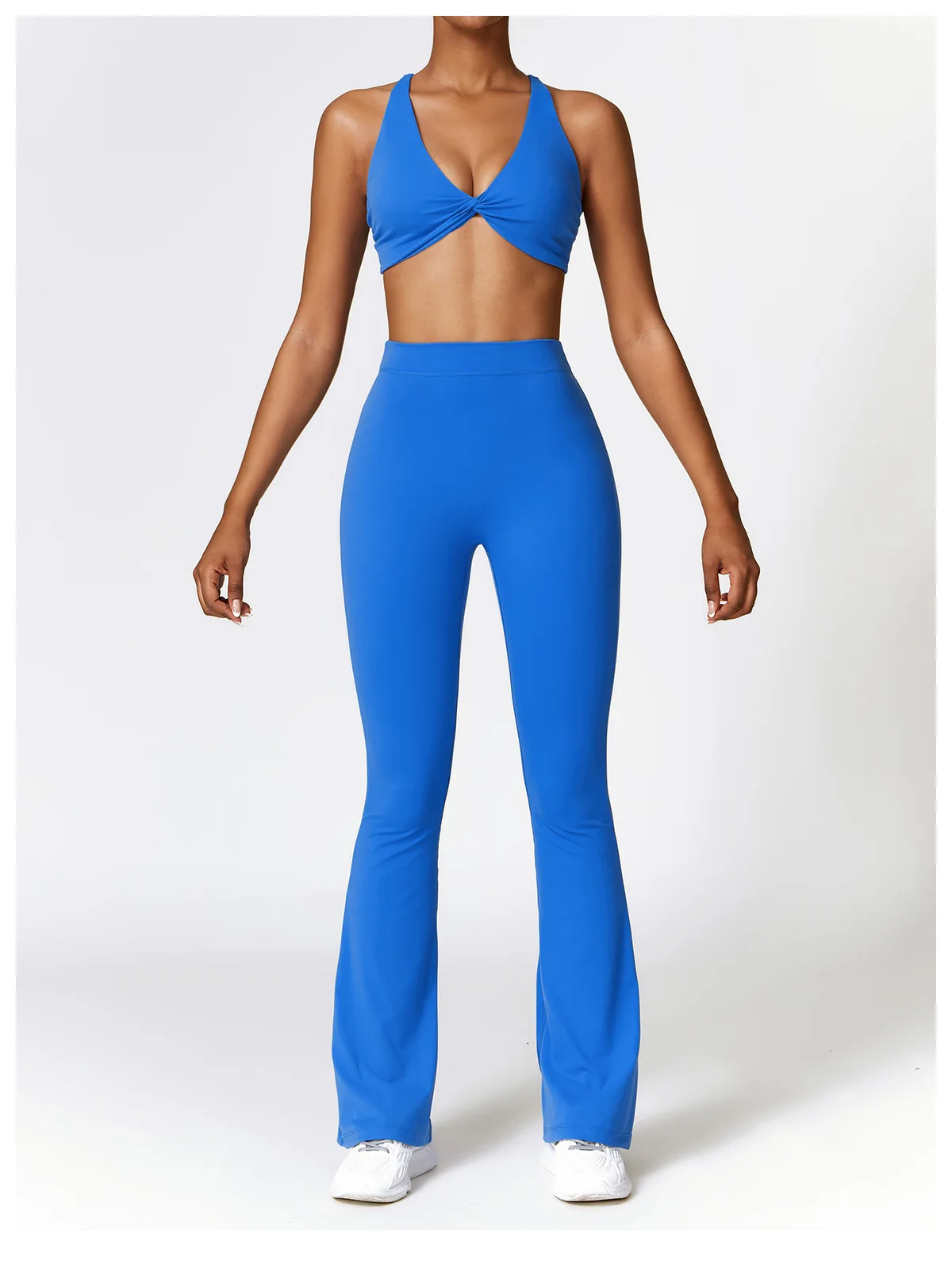 V-shaped Hip Yoga Pants Flare Leggings Women High Waist Wide Leg Pants Women Gym Fitness Sports Flared Pant Dance Trousers