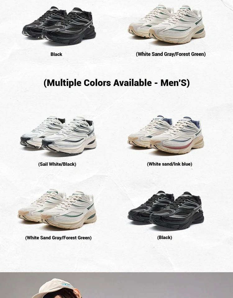 Xtep Little Basque 2 Casual Shoes for Women 2025 Summer Vintage Comfortable Non-Slip Durability Retro Sneakers 875218320018
