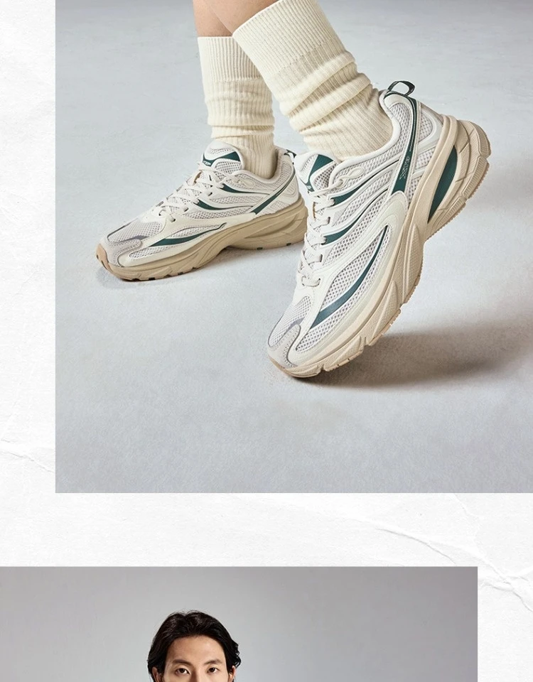 Xtep Little Basque 2 Casual Shoes for Women 2025 Summer Vintage Comfortable Non-Slip Durability Retro Sneakers 875218320018