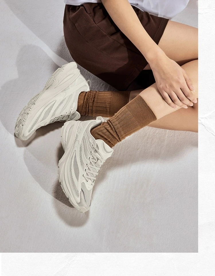 Xtep Little Basque 2 Casual Shoes for Women 2025 Summer Vintage Comfortable Non-Slip Durability Retro Sneakers 875218320018