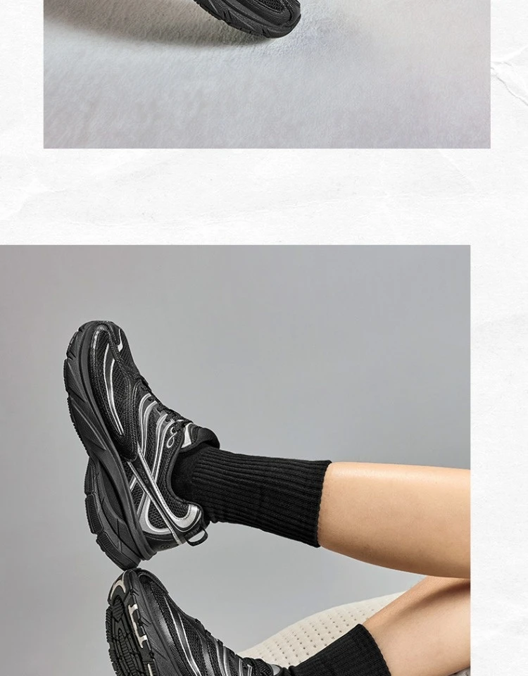 Xtep Little Basque 2 Casual Shoes for Women 2025 Summer Vintage Comfortable Non-Slip Durability Retro Sneakers 875218320018