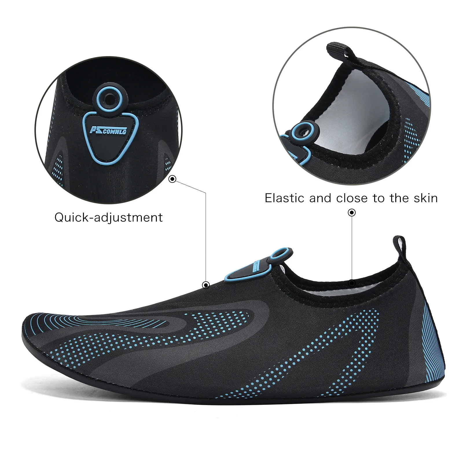 Diving Shoes Women Aqua Shoes Men Beach Swimming Water Sport Socks Barefoot Sneaker Fitness Dance Swim Surfing Snorkeling Shoe