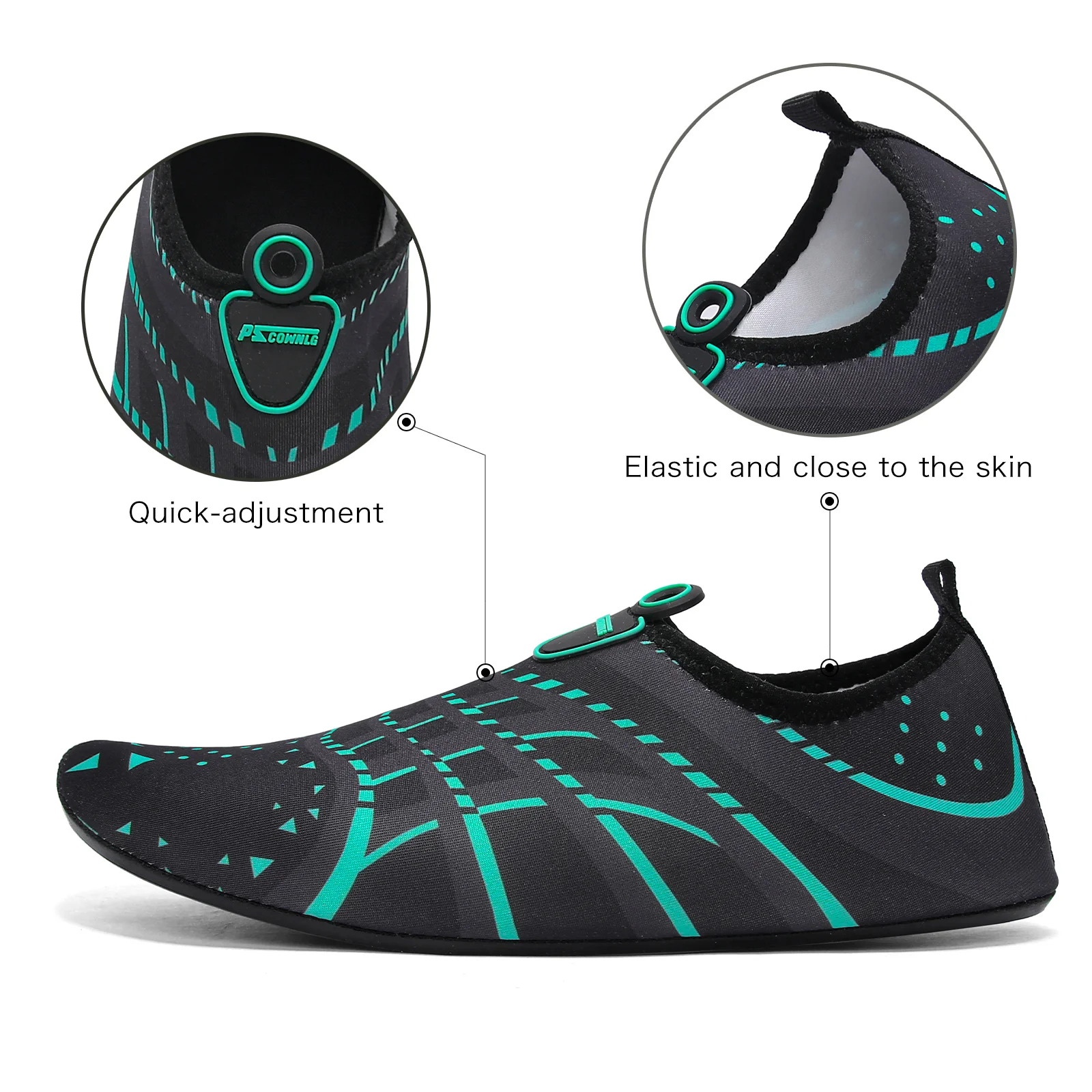 Diving Shoes Women Aqua Shoes Men Beach Swimming Water Sport Socks Barefoot Sneaker Fitness Dance Swim Surfing Snorkeling Shoe
