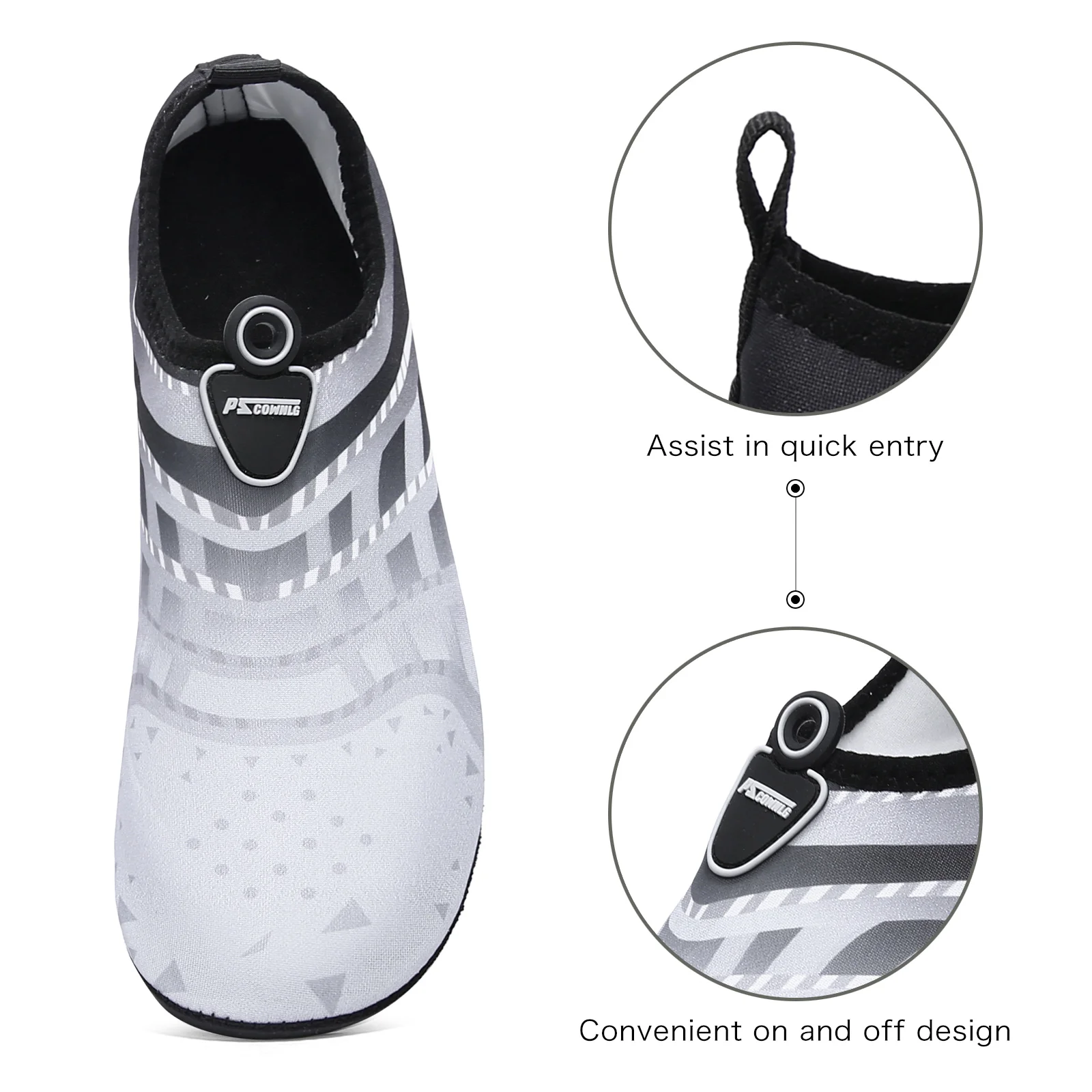 Diving Shoes Women Aqua Shoes Men Beach Swimming Water Sport Socks Barefoot Sneaker Fitness Dance Swim Surfing Snorkeling Shoe