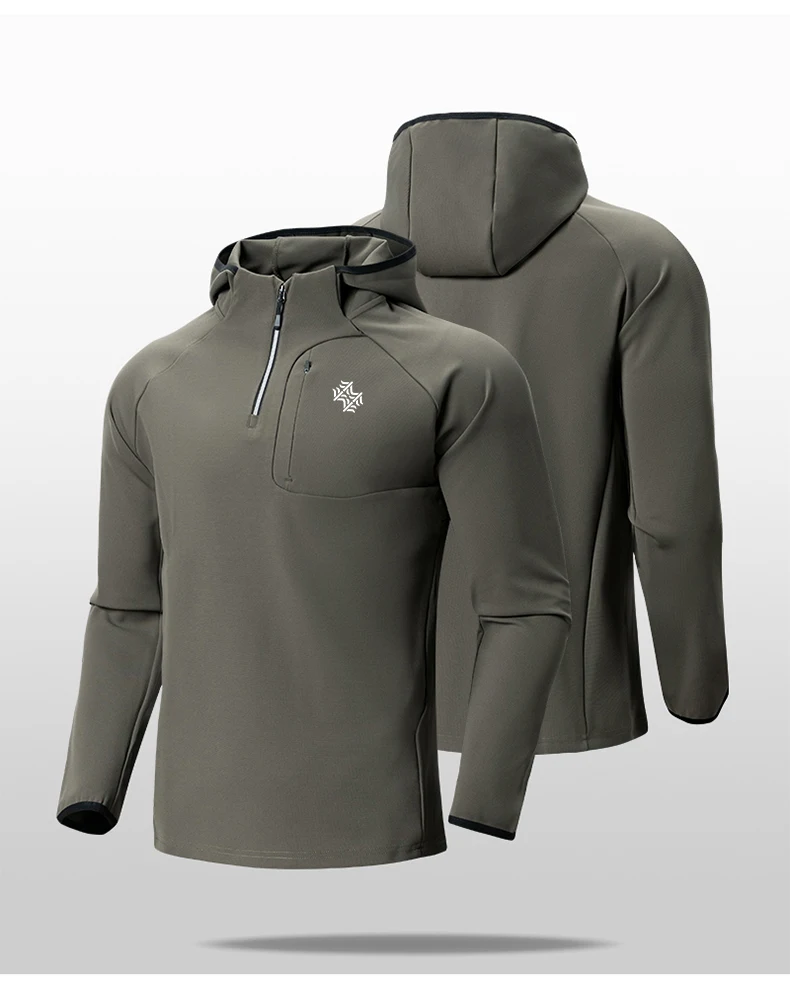 SBWL Man Autumn Winter Outdoor Sports With Warm Comfortable Long Sleeve Shirt Fashion High Quality Base Long Sleeve Tshirt Tops