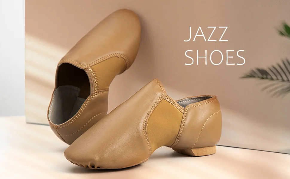 Unisex Jazz Shoe Slip-on for Women and Men's Dance Shoes