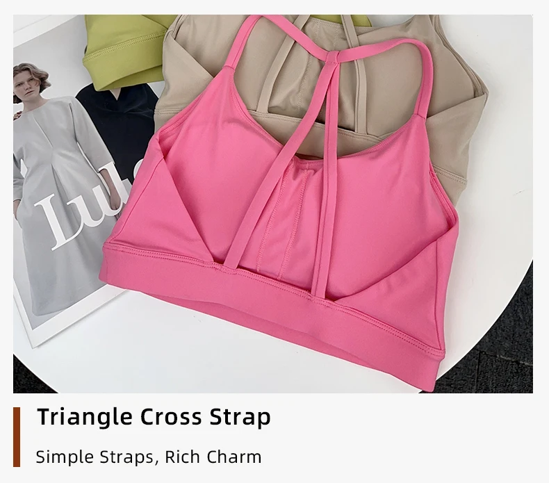 Women Fitness Sports Bra Top Sexy Beauty Back Gym Crop Tops Shockproof Fitness Quick Drying Pilates Running Yoga Tank Top