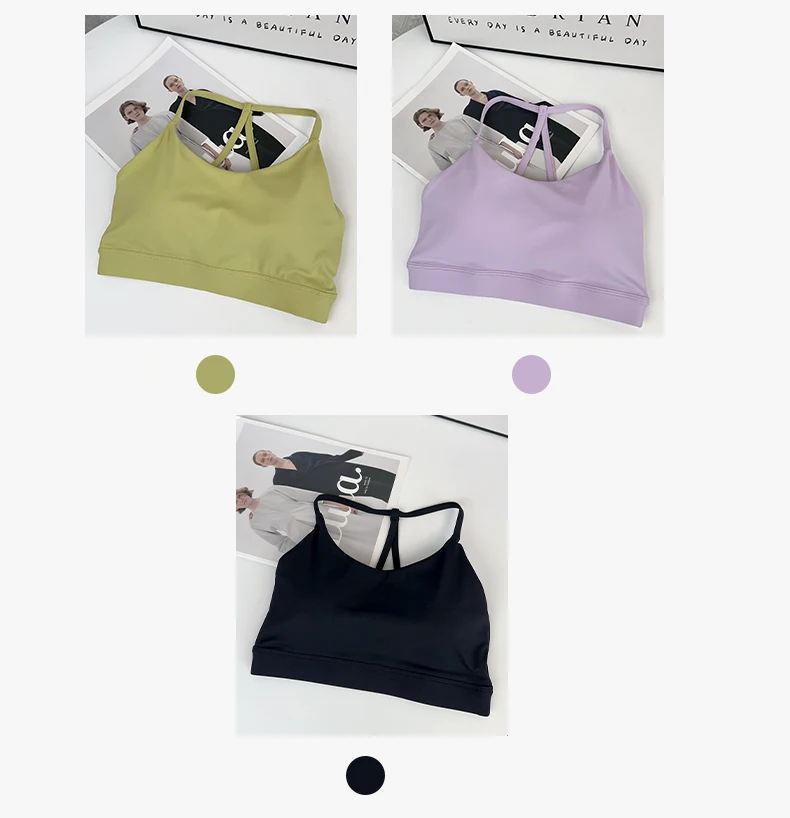 Women Fitness Sports Bra Top Sexy Beauty Back Gym Crop Tops Shockproof Fitness Quick Drying Pilates Running Yoga Tank Top