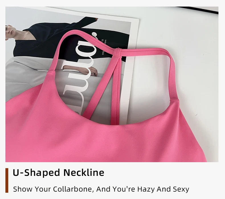 Women Fitness Sports Bra Top Sexy Beauty Back Gym Crop Tops Shockproof Fitness Quick Drying Pilates Running Yoga Tank Top