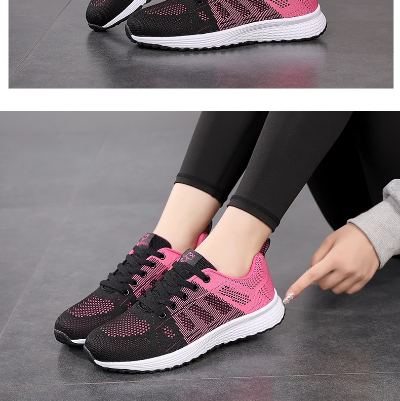 New Sneakers Women Casual Shoes Fashion Breathable Walking Mesh Flat Shoes Women 2026 Tenis Feminino White Ladies sports Shoes