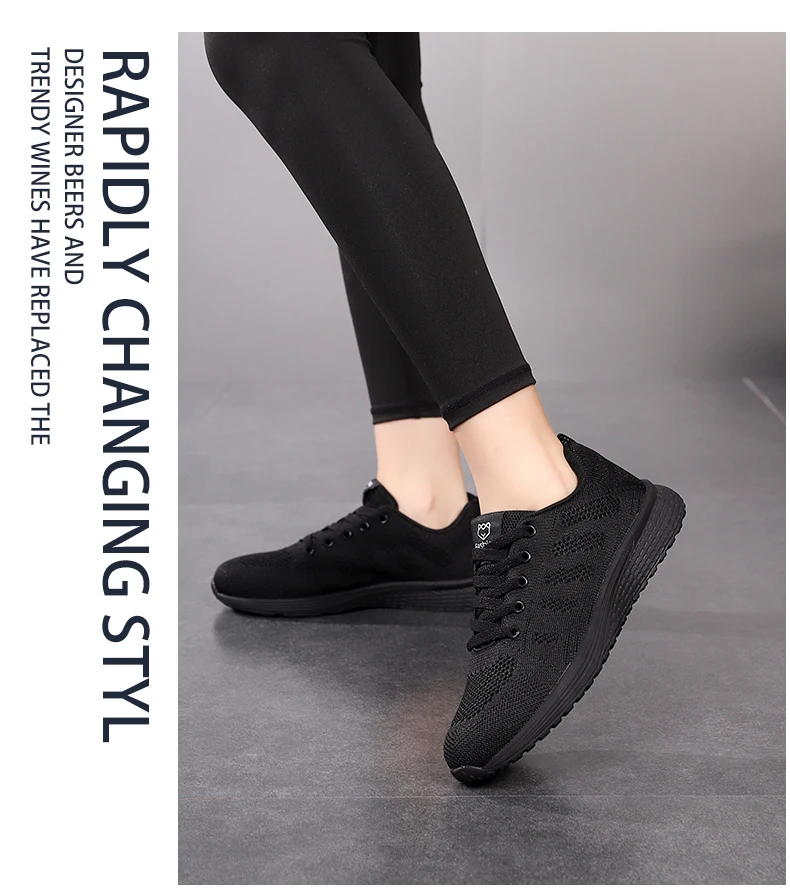 New Sneakers Women Casual Shoes Fashion Breathable Walking Mesh Flat Shoes Women 2026 Tenis Feminino White Ladies sports Shoes