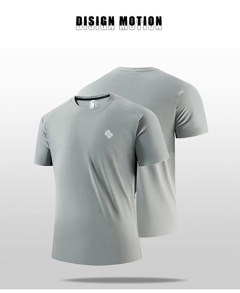 SBWL 2026 Summer Men's New Outdoor Running Fitness Quick Dry Sports T-Shirt High Quality Light Casual Short Sleeve Gym Tops