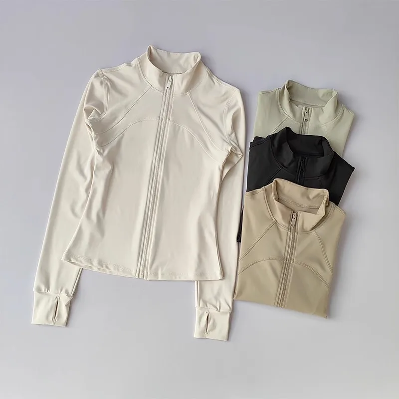 Women's Sports Jackets Long Sleeve Sports Jacket Quick-drying Running Training Coat Fitness Top Gym Jacket Workout Sweatshirt