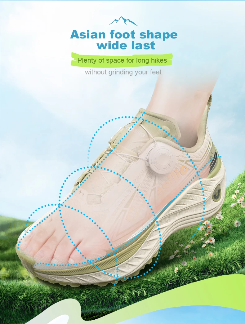 ONEMIX Outdoor Running Sneakers Men Elastic Trail Shoes Lightweight Breathable Women Sneakers Couple Casual Shoes