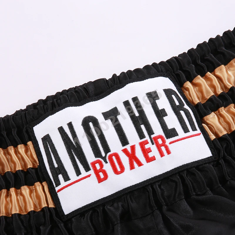 Muay Thai Fight Kickboxing Shorts Fitness Men Women Kids Boxing Shorts Embroidery Thailand Gym Training Black MMA Jujitsu Pants