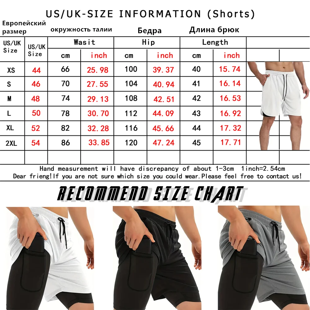 Sport Shorts Men 2099 Spider Sportswear Double-Deck Running Shorts 2 In 1 Beach Bottoms Summer Gym Fitness Training Short Pants