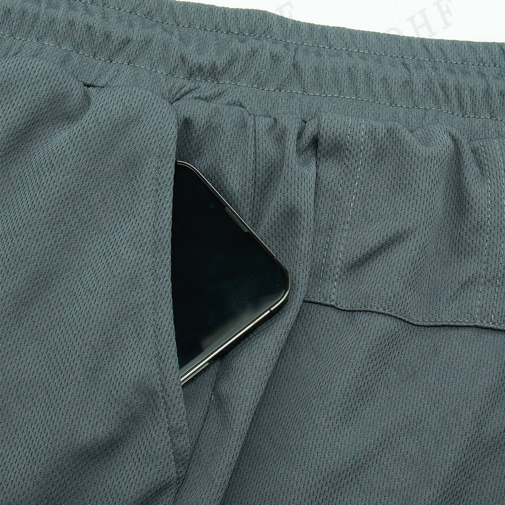 Sport Shorts Men 2099 Spider Sportswear Double-Deck Running Shorts 2 In 1 Beach Bottoms Summer Gym Fitness Training Short Pants