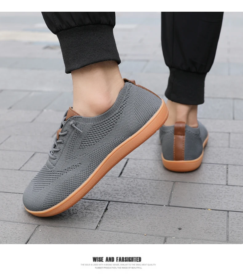 Men's Wide Barefoot Shoes Casual Unisex Minimalist Sneakers Zero Drop Outdoo Running Climbing Sneaker Ventilation Non Slip Shoes
