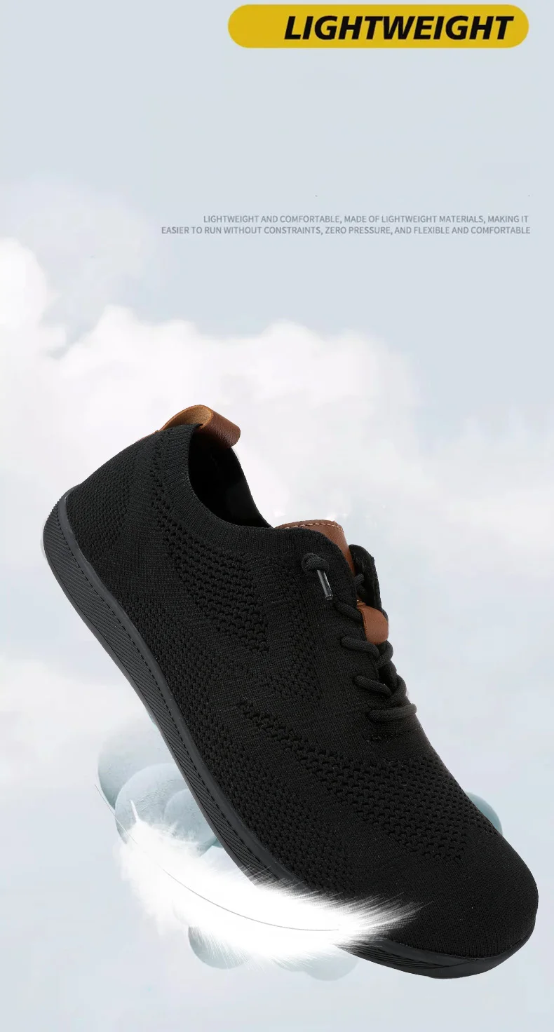 Men's Wide Barefoot Shoes Casual Unisex Minimalist Sneakers Zero Drop Outdoo Running Climbing Sneaker Ventilation Non Slip Shoes