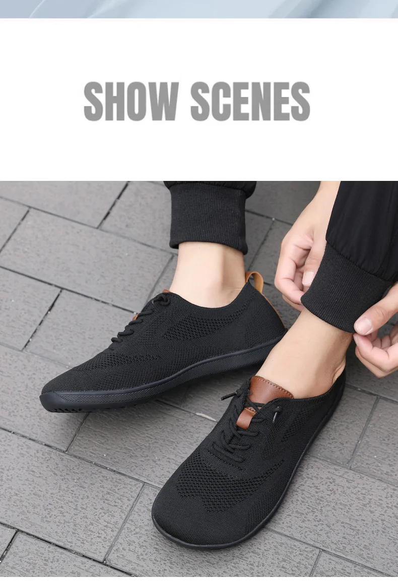 Men's Wide Barefoot Shoes Casual Unisex Minimalist Sneakers Zero Drop Outdoo Running Climbing Sneaker Ventilation Non Slip Shoes