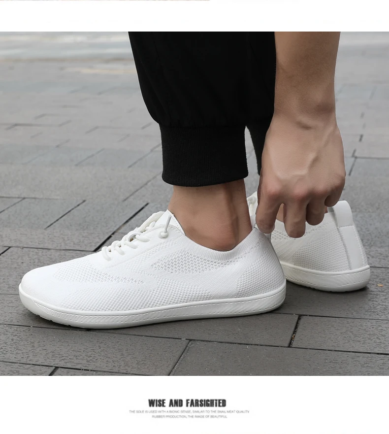 Men's Wide Barefoot Shoes Casual Unisex Minimalist Sneakers Zero Drop Outdoo Running Climbing Sneaker Ventilation Non Slip Shoes