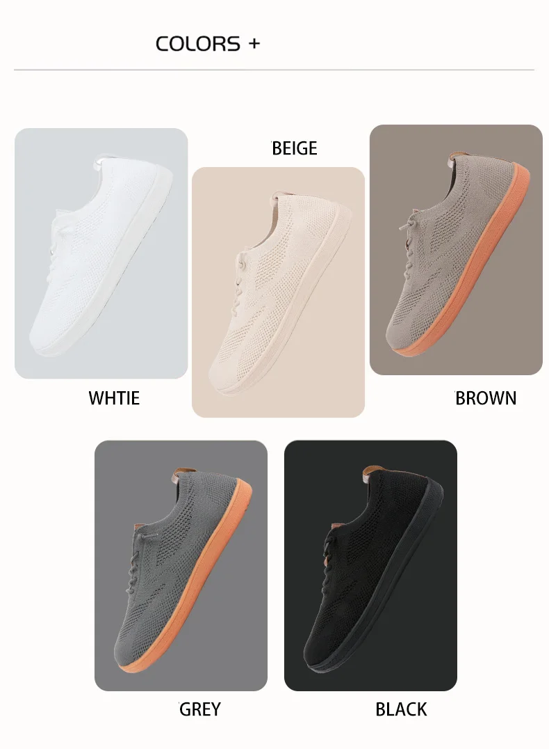 Men's Wide Barefoot Shoes Casual Unisex Minimalist Sneakers Zero Drop Outdoo Running Climbing Sneaker Ventilation Non Slip Shoes