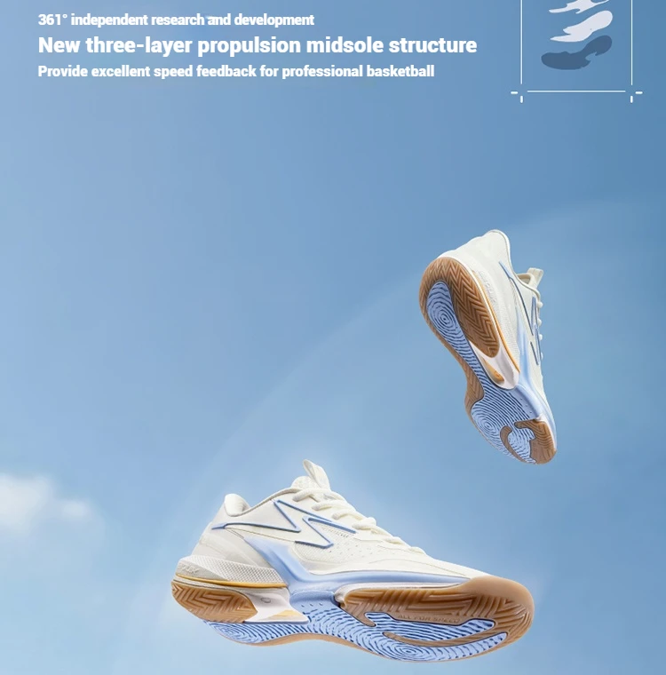 361 Degrees BIG3 6.0 Men's Basketball Sports Shoes Wear-Resistant Non-Slip Combat Breathable Rebound Sneakers Male 672521121