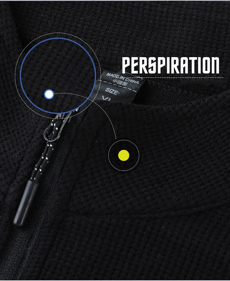 Running Long Sleeve T-shirt Reflective Men Sportswear Breathable Black Coat Gym Jogging Male Gym Fitness Spring Autumn Clothing