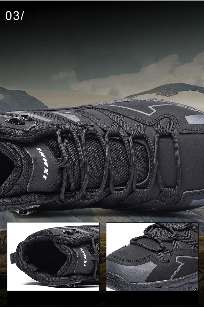 2025 New Hiking Shoes Unisex Outdoor Hiking Sports Shoes Camping Boots Ladies Waterproof Walking Shoes Non-slip Hiking Shoes