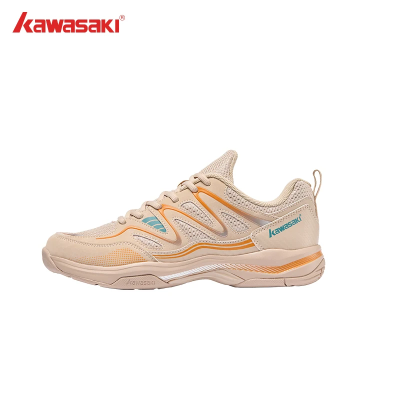 Kawasaki Rubber Sole Non-Marking Badminton Shoes C32016 Carbon Fiber Sheet Inside Professional Anti Torsion Sports Tennis Shoes