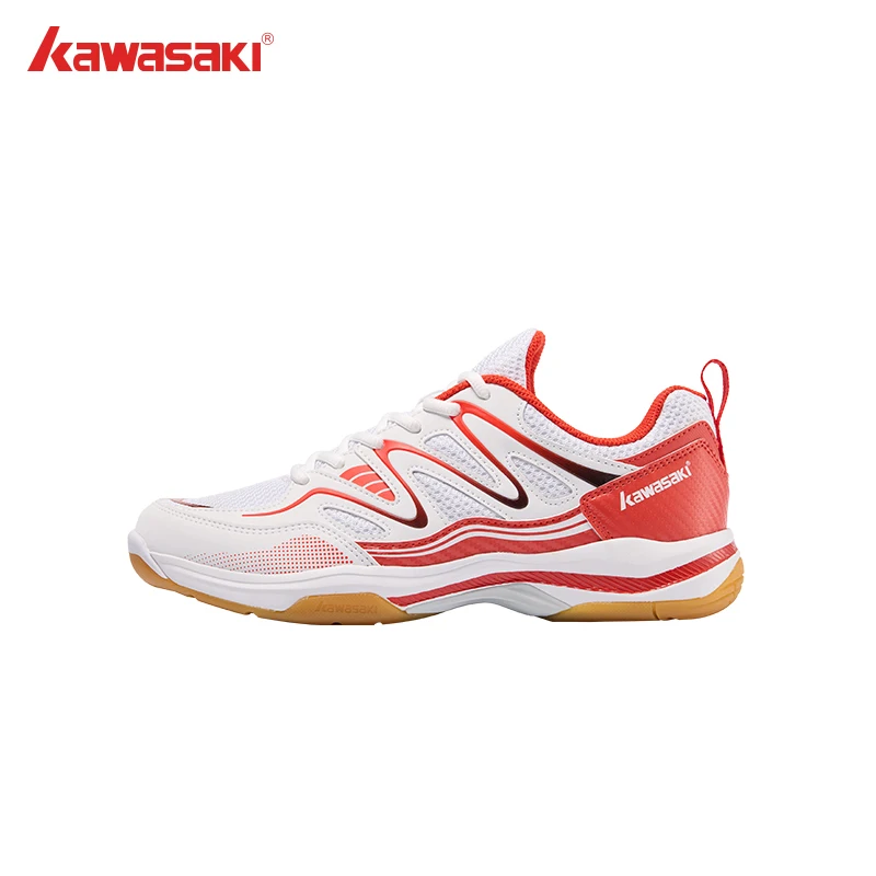 Kawasaki Rubber Sole Non-Marking Badminton Shoes C32016 Carbon Fiber Sheet Inside Professional Anti Torsion Sports Tennis Shoes