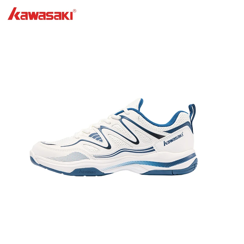 Kawasaki Rubber Sole Non-Marking Badminton Shoes C32016 Carbon Fiber Sheet Inside Professional Anti Torsion Sports Tennis Shoes